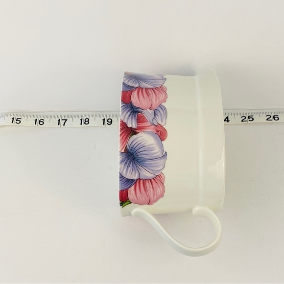 PORTMEIRION gravy boat open sauce botanic blooms pink purple floral flowers - Picture 7 of 12